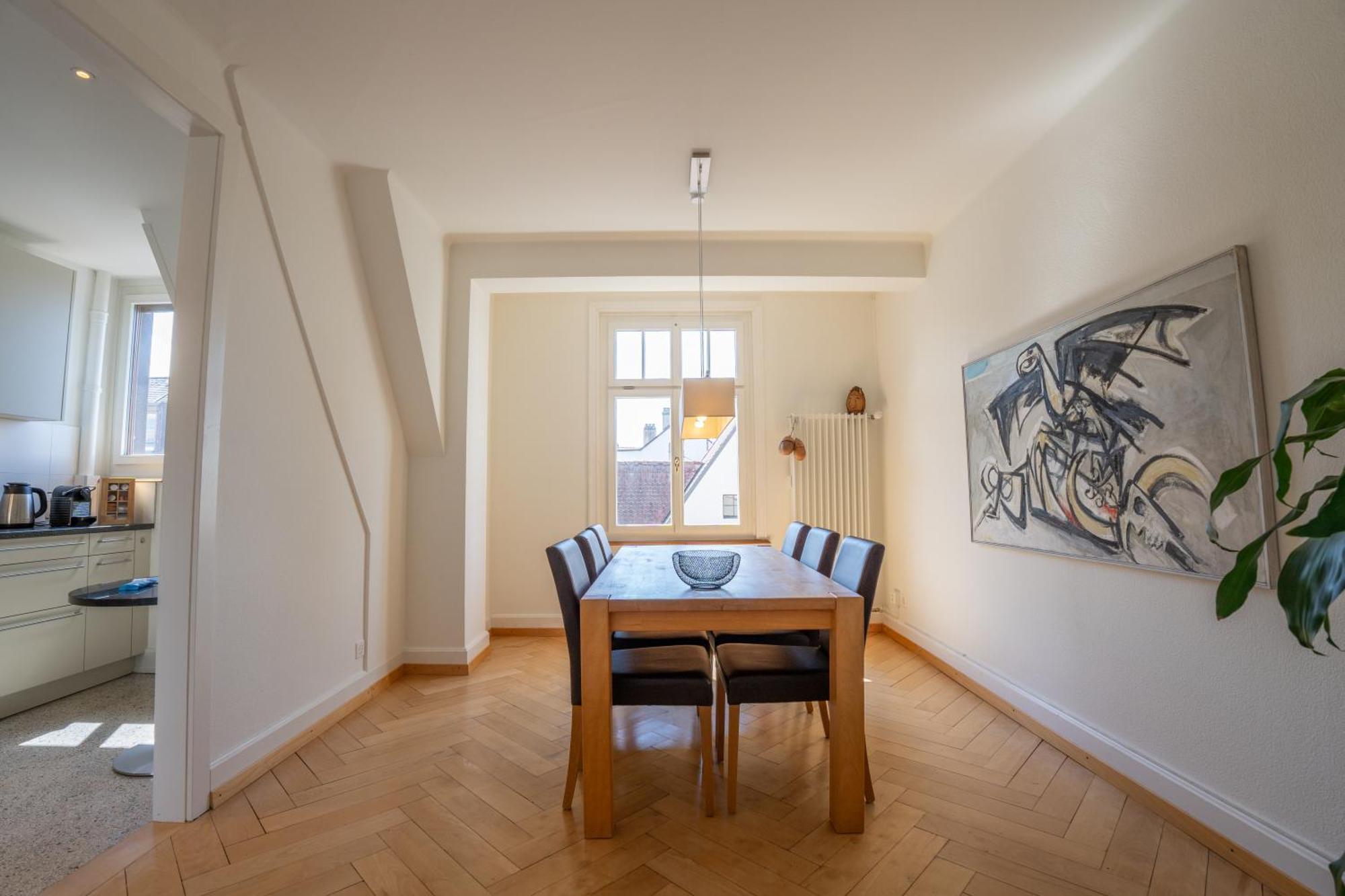 Charmante Altbauwohnung Am Rhein Basel Exterior photo